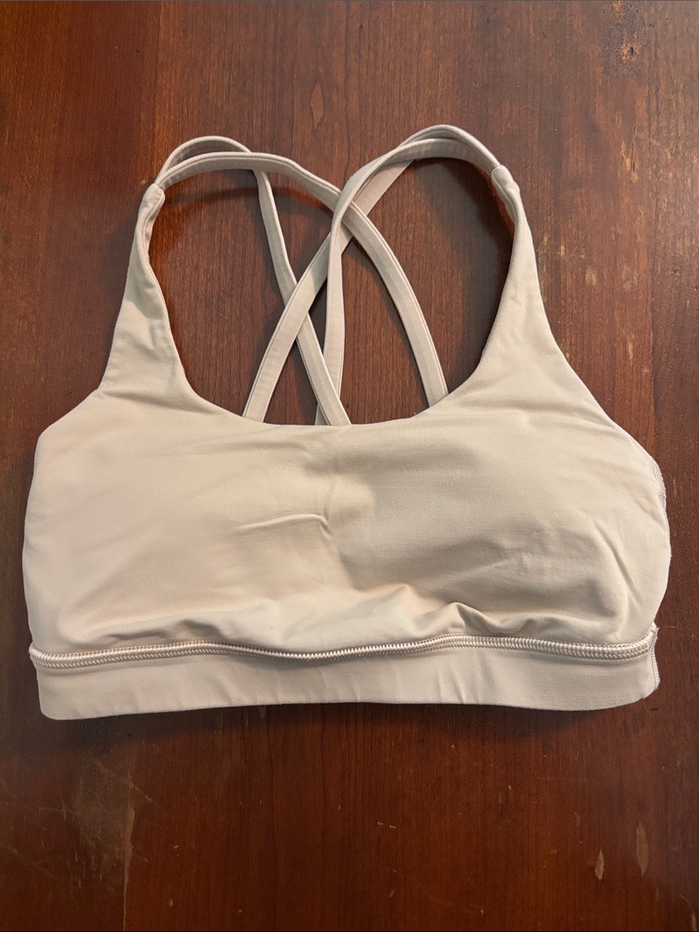 Lululemon Energy Sports Bra in Light, size 4